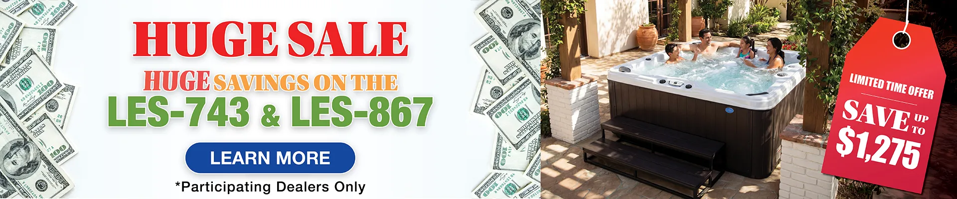 Calspas hot tub being used in a family setting - Manhattan